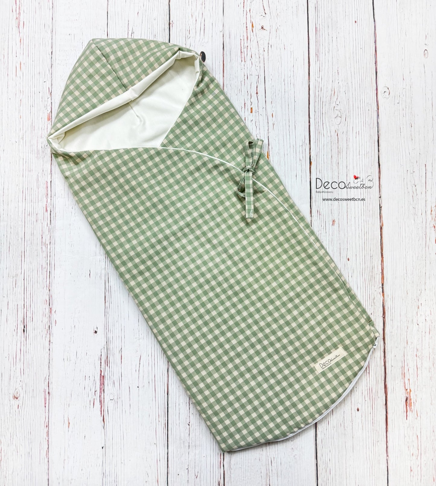 BABY SACO CAPAZO VICHY - PRIMAVERA / VERANO - Decosweetbcn