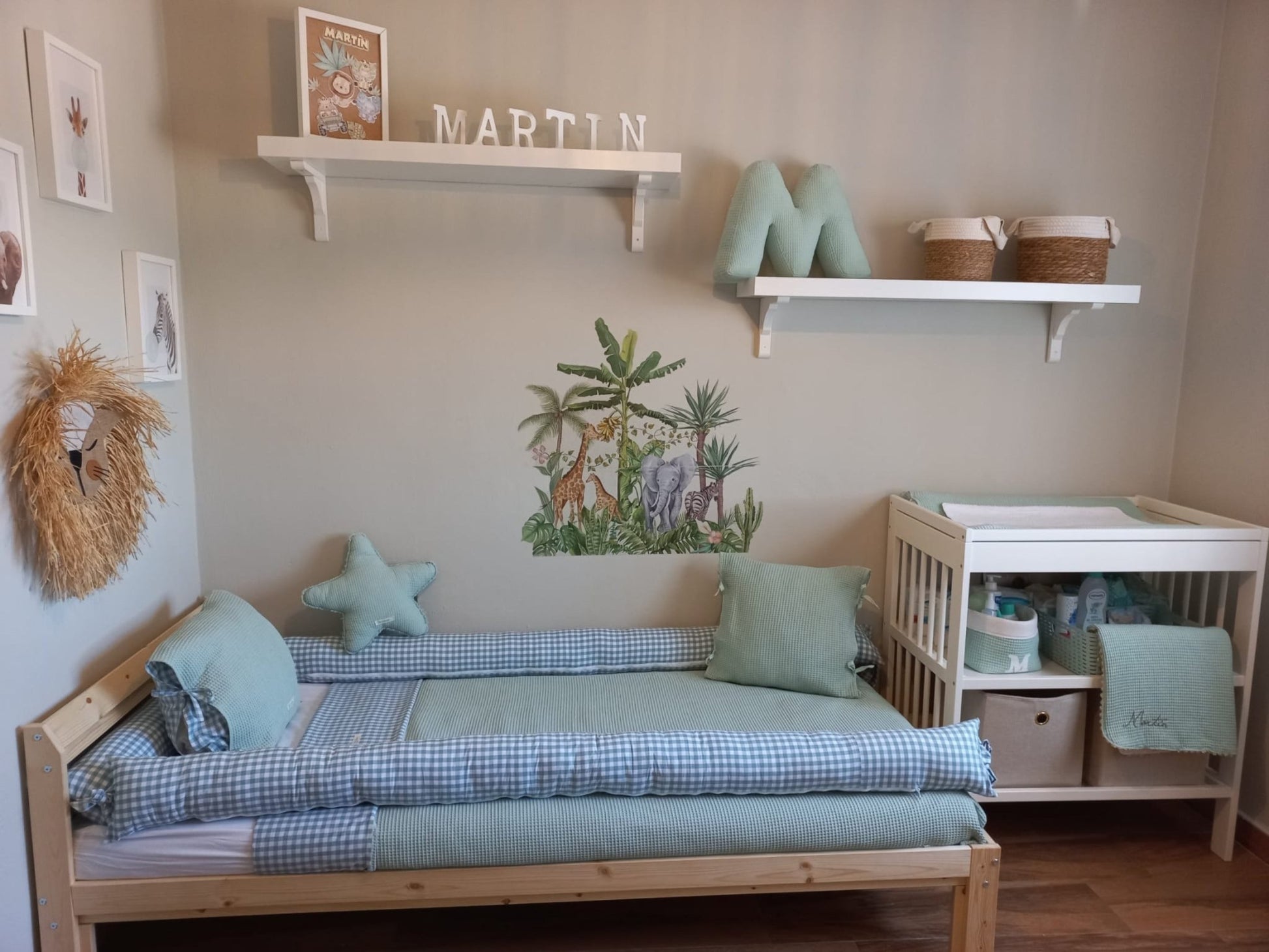 Protector Cama Montessori Cojin Protector Cuna Cojín Protector O