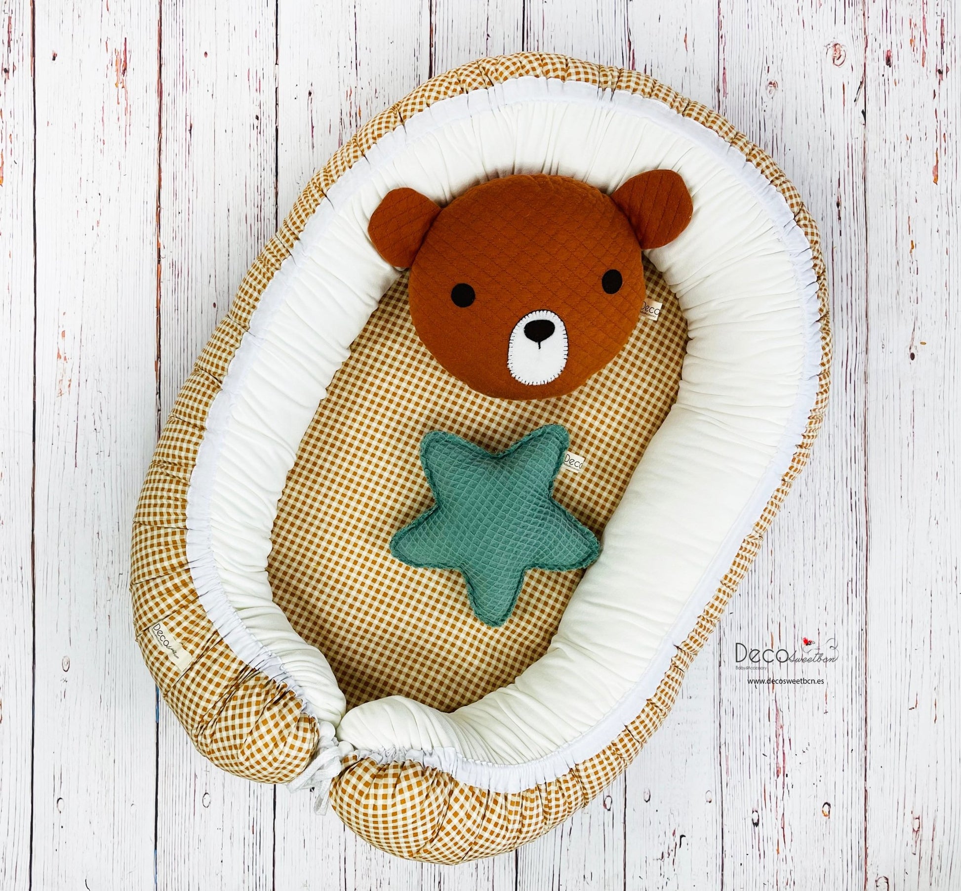 BABY CUCO NEST - VISCOELASTICO - VICHY - Decosweetbcn