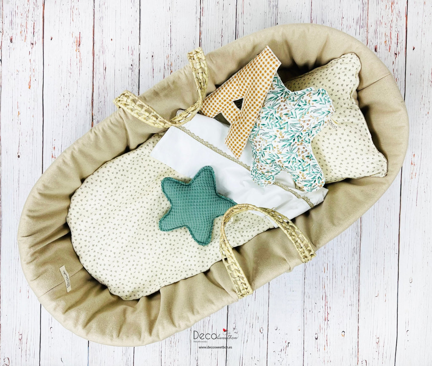 CAPAZO DE MIMBRE - PERSONALIZABLE - Decosweetbcn