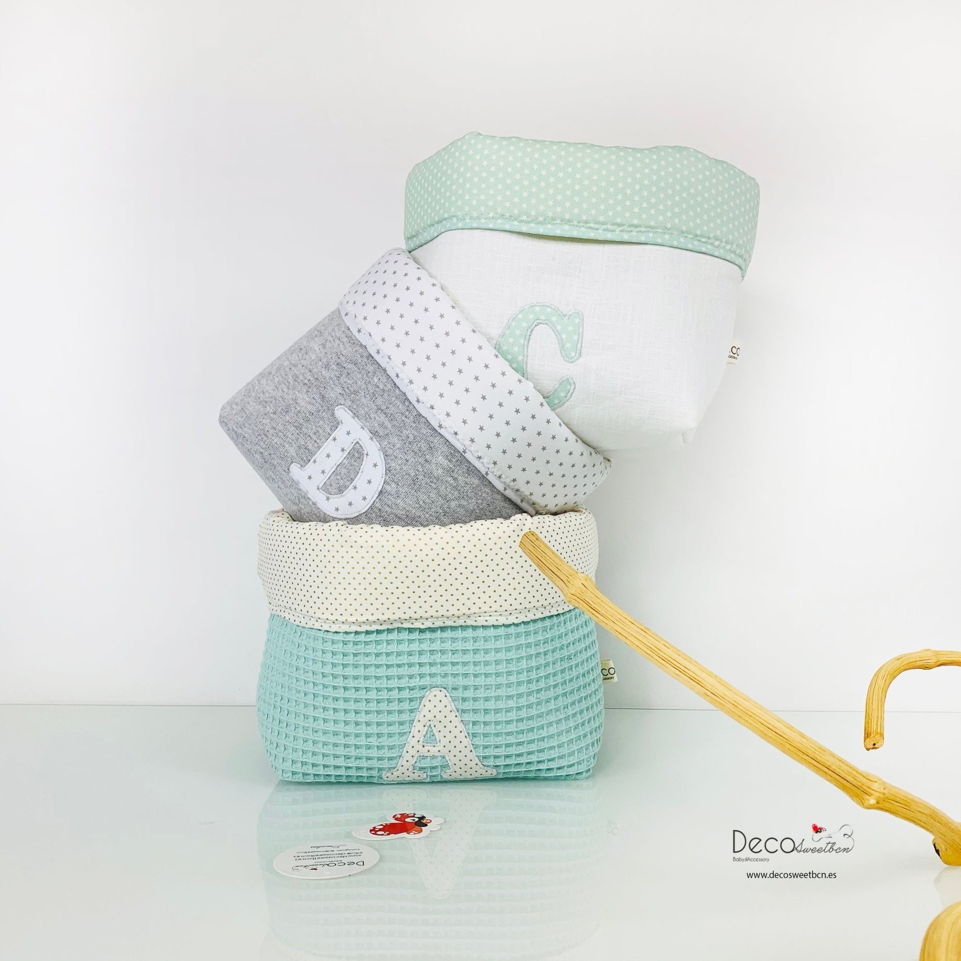 Cesta bebe personalizado - Decosweetbcn