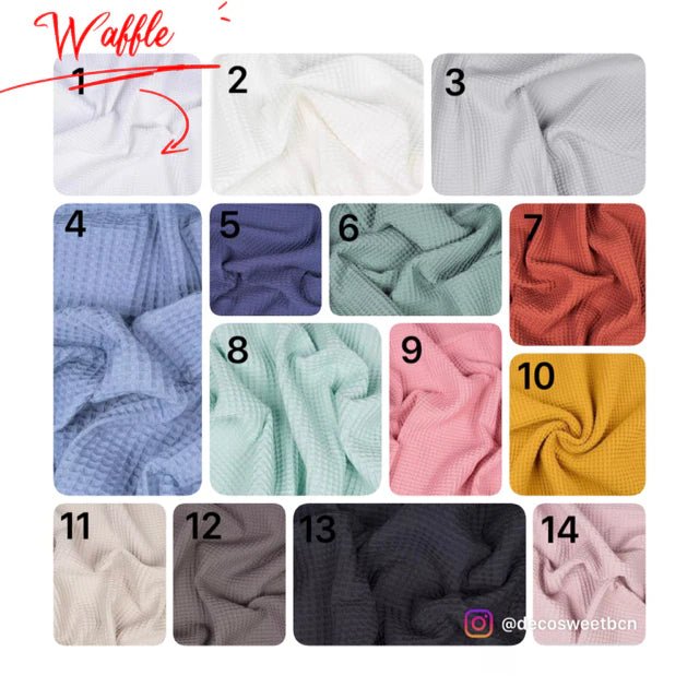Cojín forma waffle - Decosweetbcn