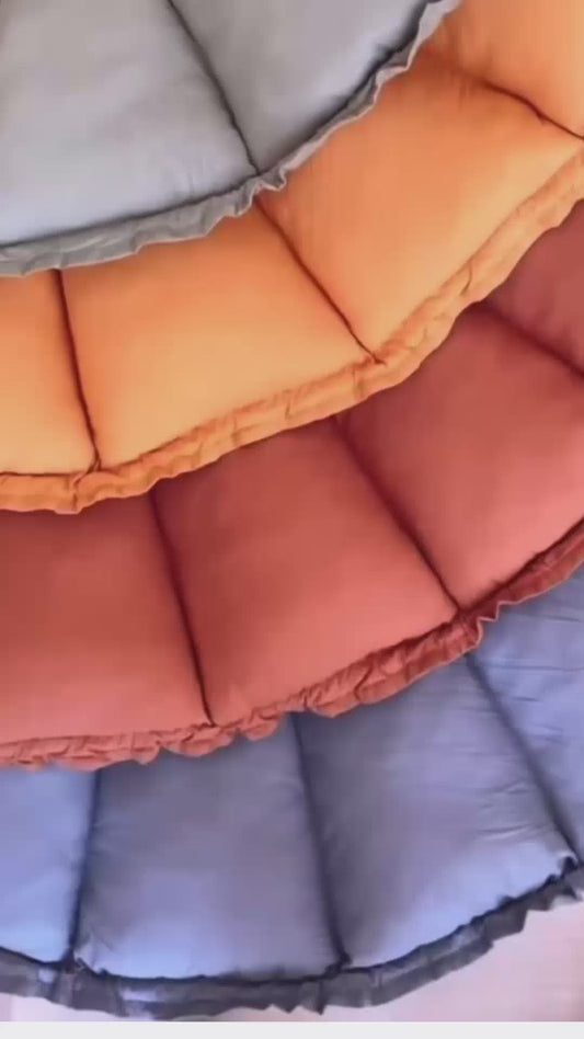 Baby Nest Redondo con Cuerda Ajustable – El Refugio Perfecto para Tu Bebé